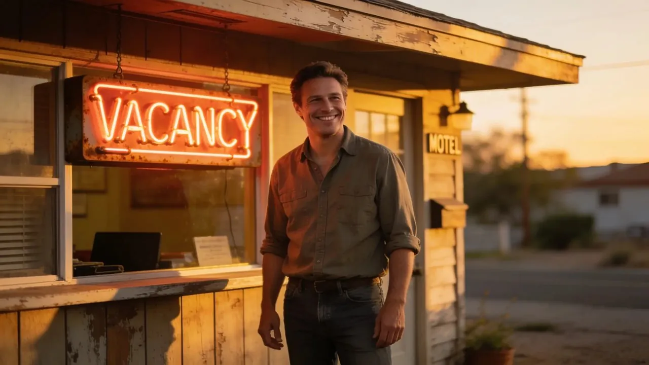 Roadside motel with parking and room doors along an exterior walkway - motel business funding for renovations and seasonal cash flow