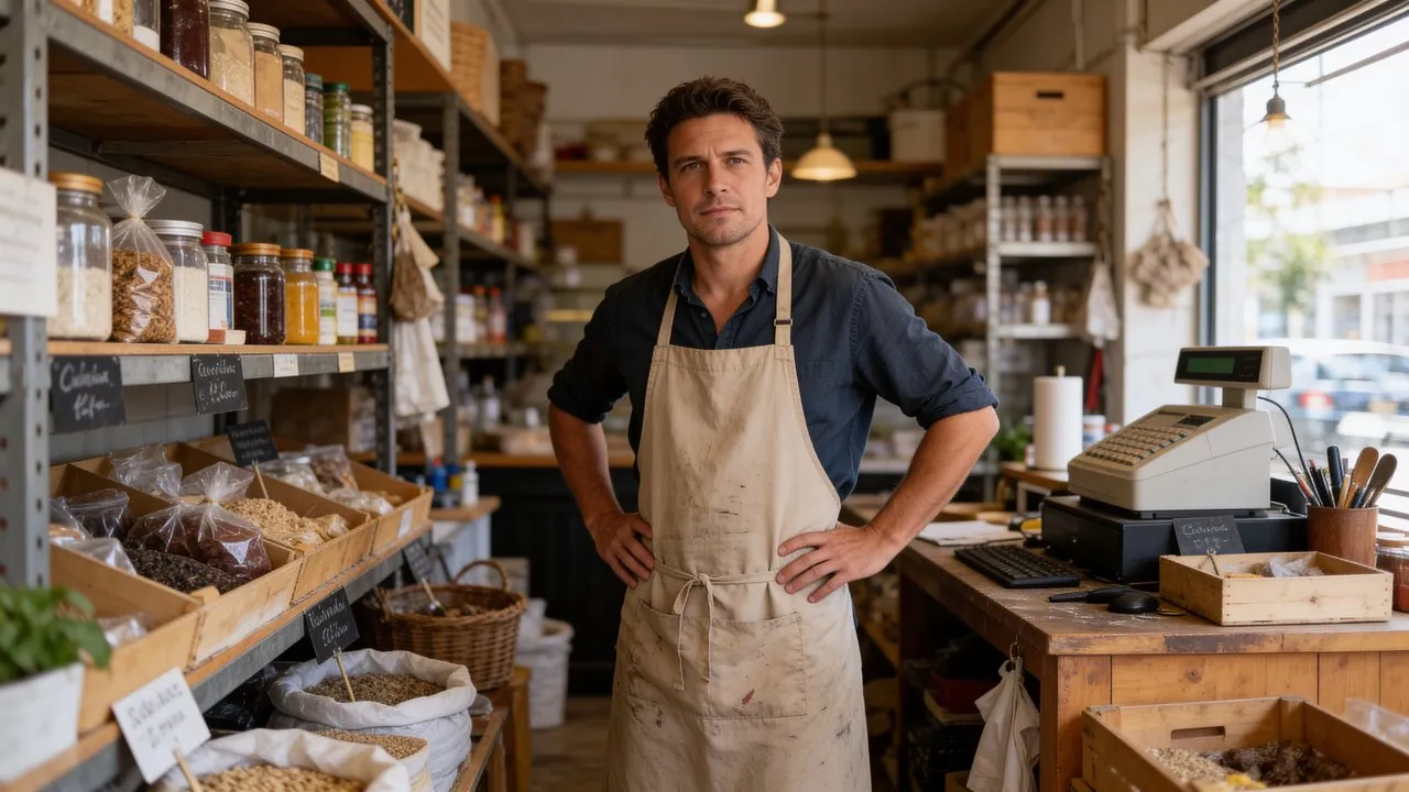 Determined small business owner planning next steps after a business funding denial