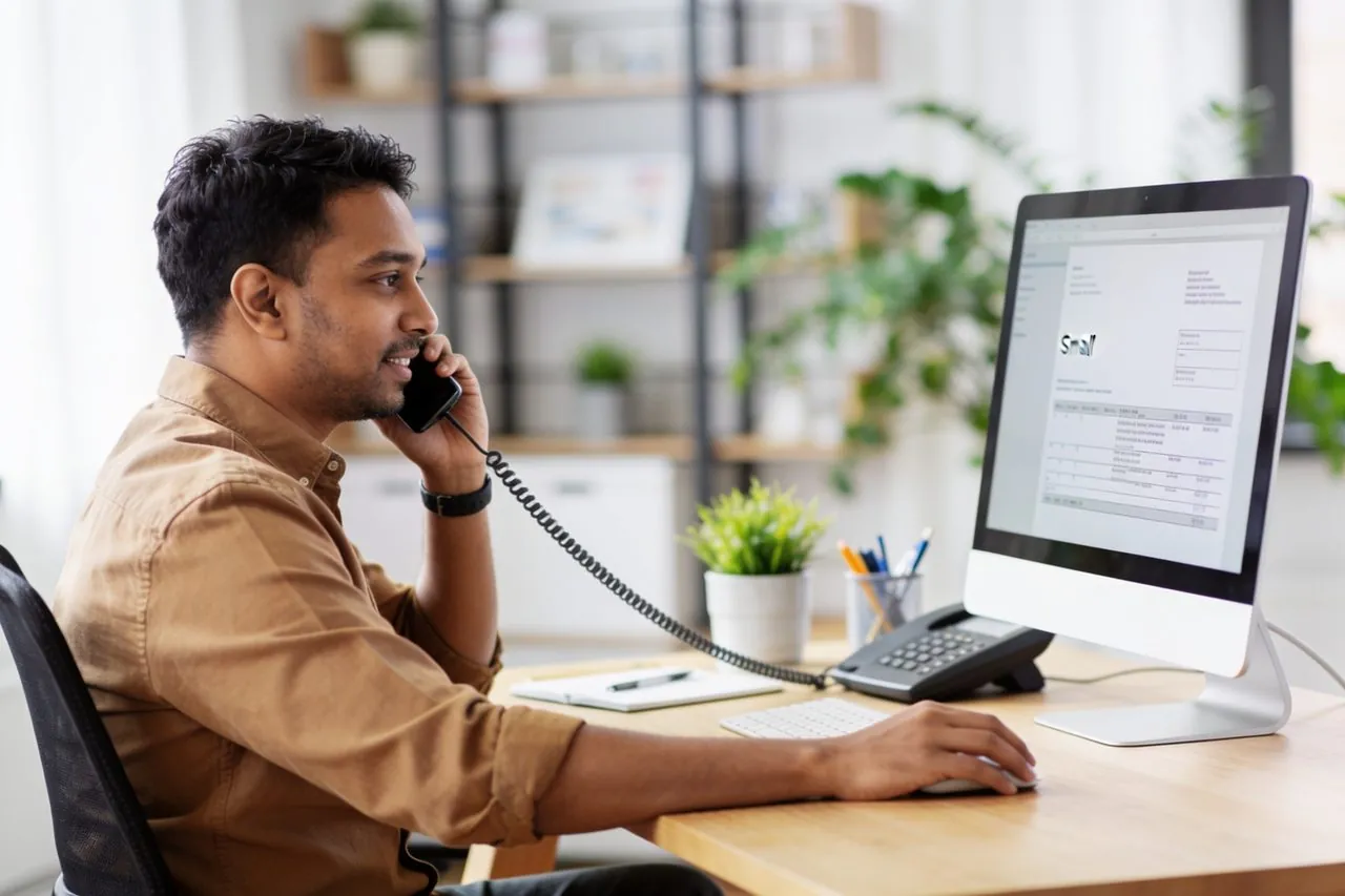 Small business owner reviewing entity formation paperwork