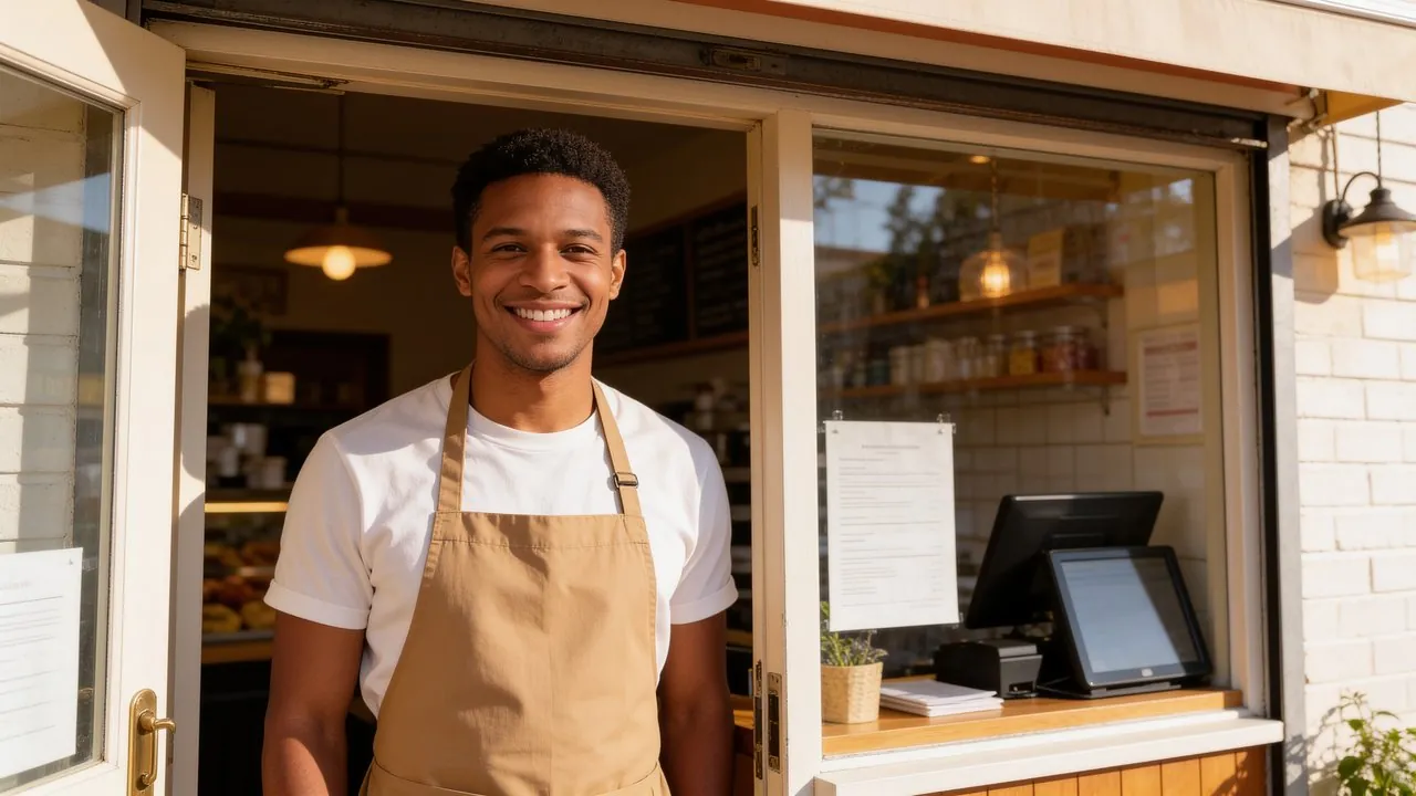 Small-business owner applying for funding
