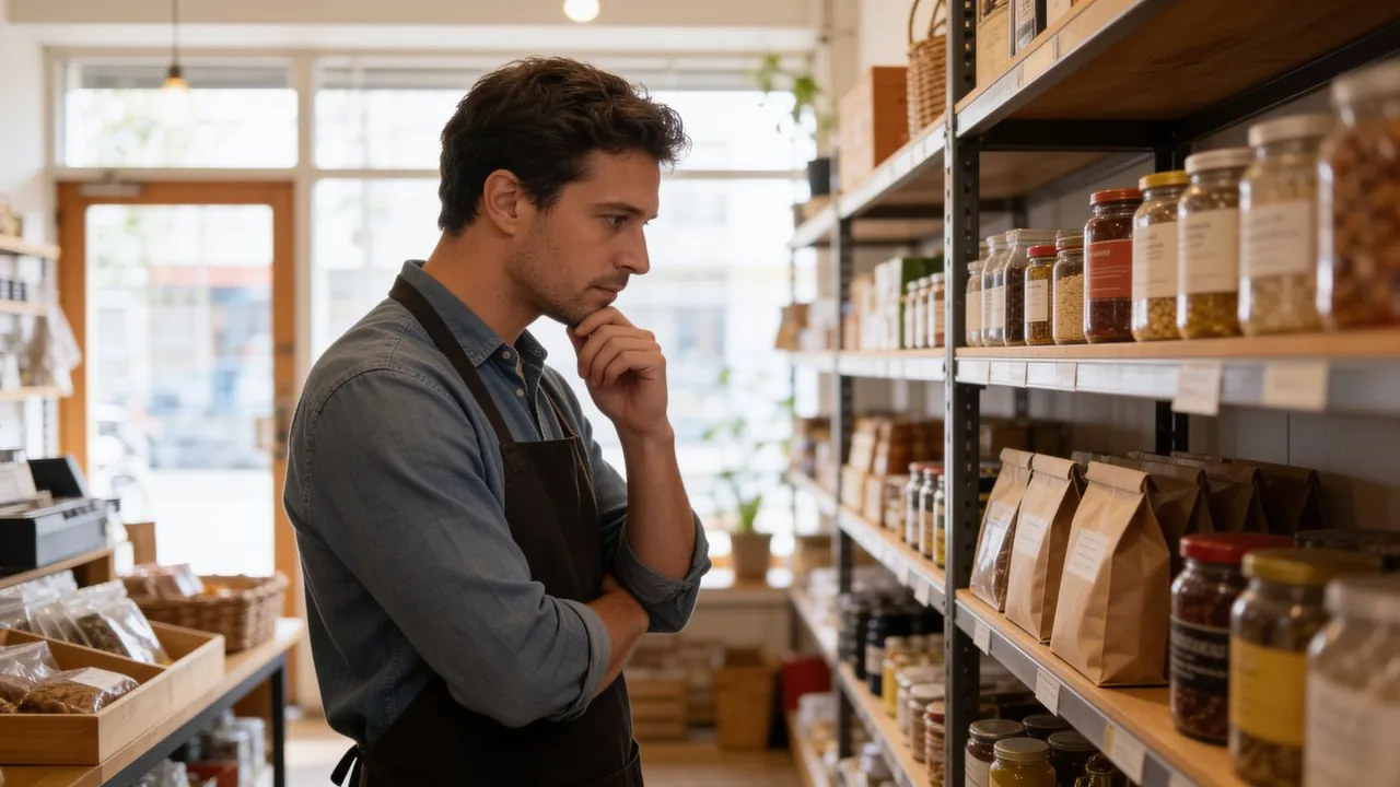 Small business owner reviewing recurring bills and fixed costs to lower business overhead