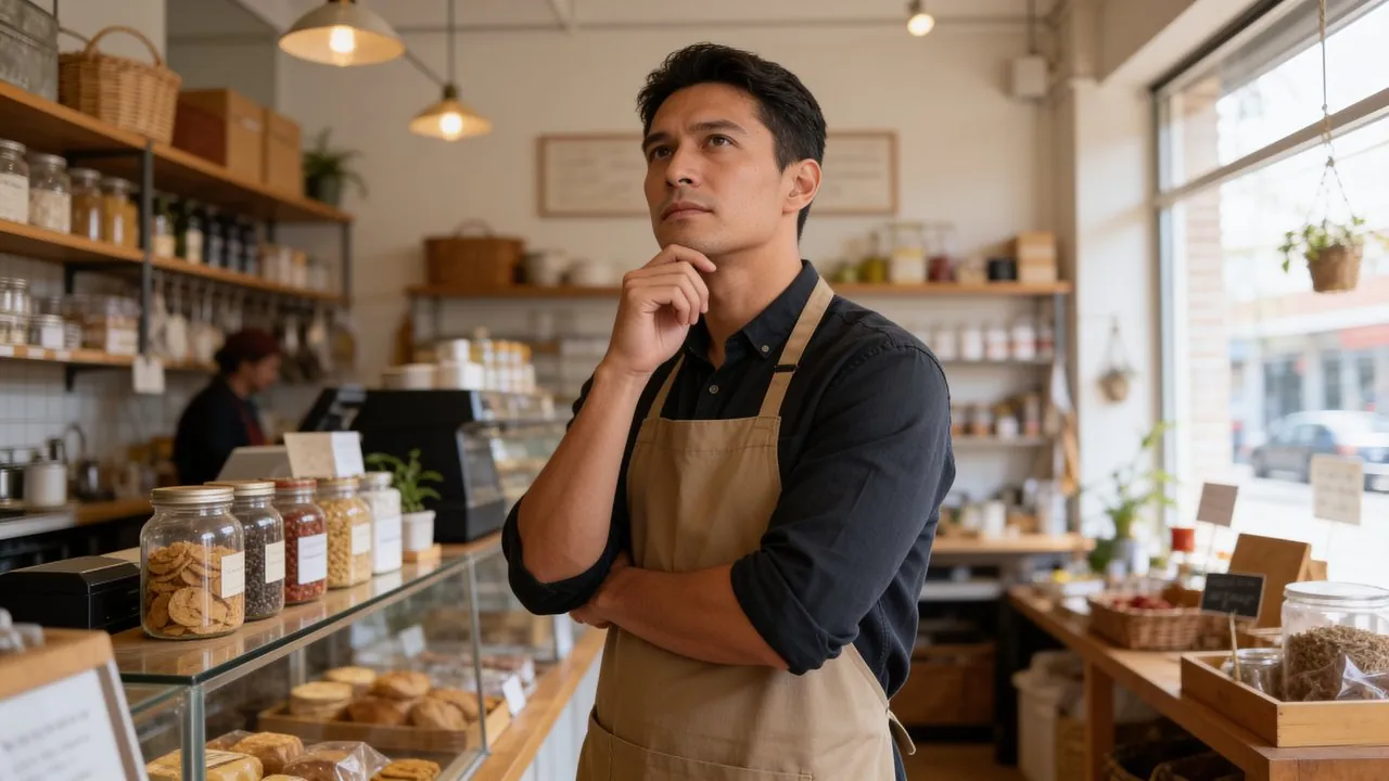 Owner documenting business procedures