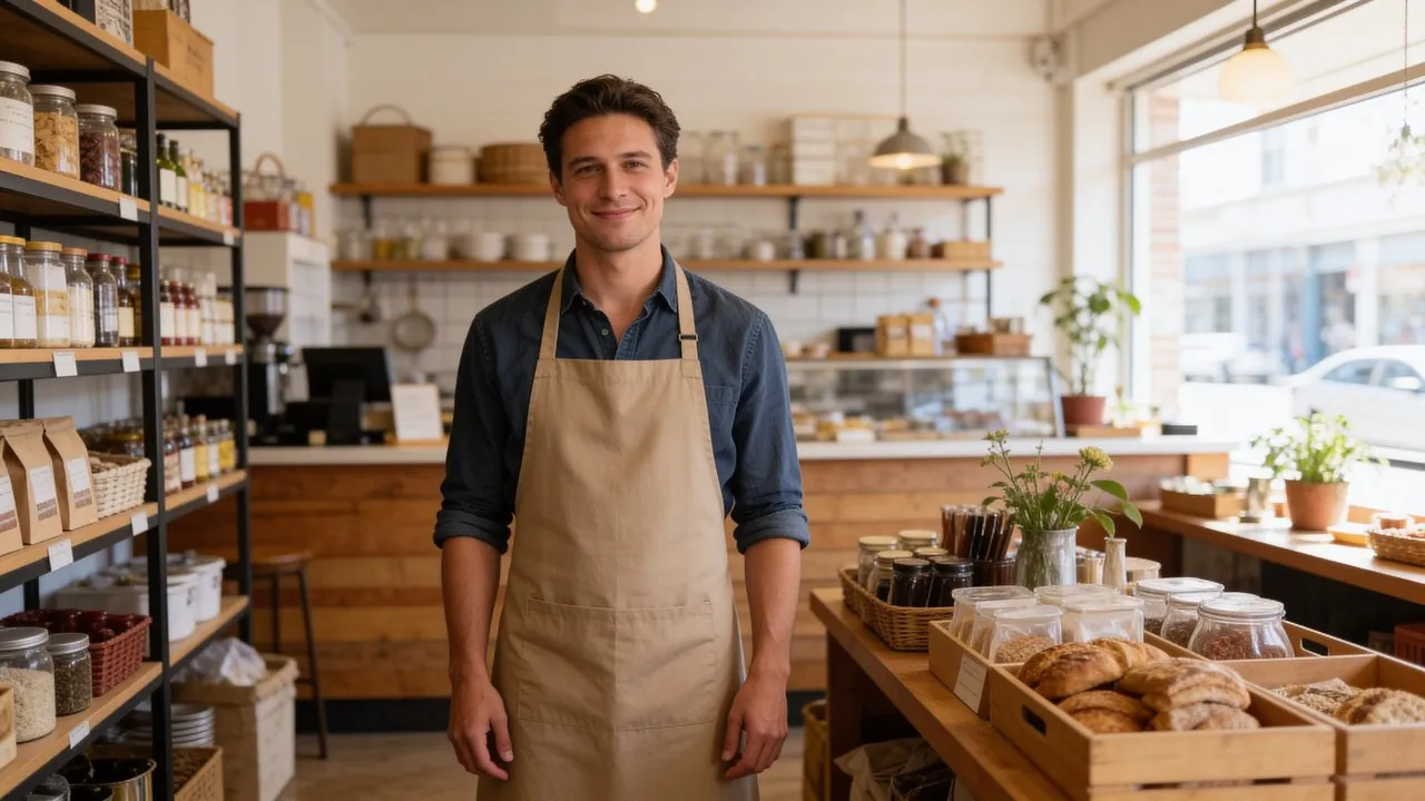 Owner reading a merchant cash advance agreement