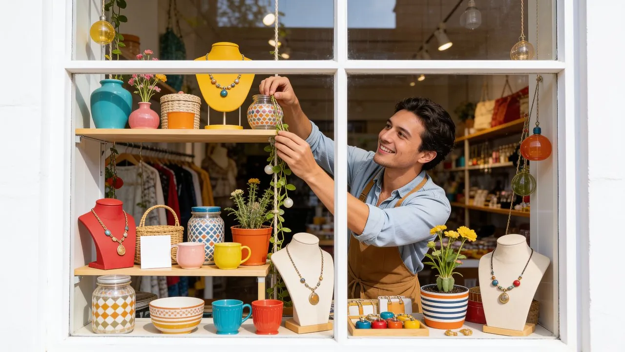 Small business owner building a budget