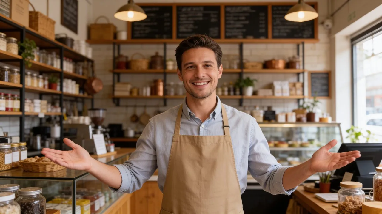 Small business owner meeting with a nonprofit intermediary funder to discuss an SBA microloan application - the SBA microloan explained.