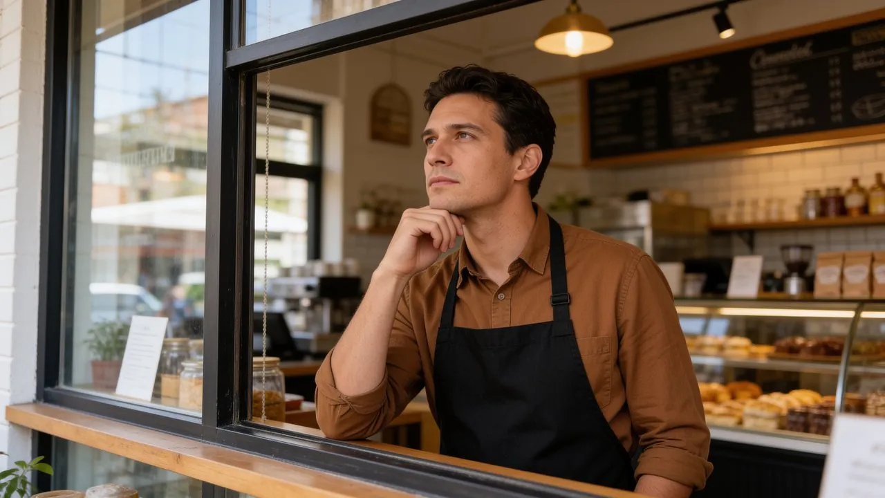 Owner reviewing an overdue payment notice